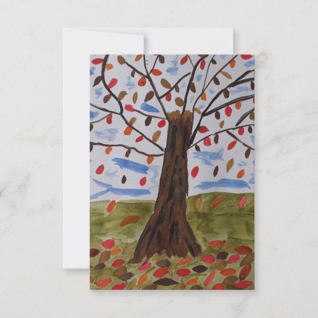 Autumn Tree Card (Front)