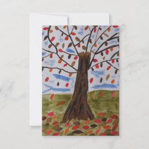 Autumn Tree Card
