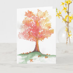 Autumn Tree Card