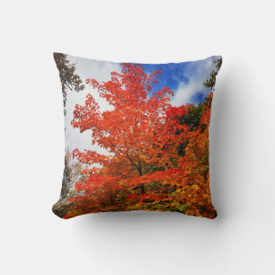 Autumn tree cushion