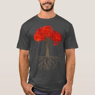 Autumn tree fall colours leaves most beautiful sea T-Shirt