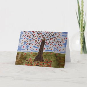 Autumn Tree Greeting Card