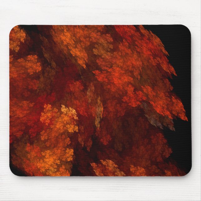 Autumn Tree In Firelight Mouse Pad (Front)