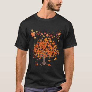 Autumn Tree Leaves Nature Forest Fall T-Shirt