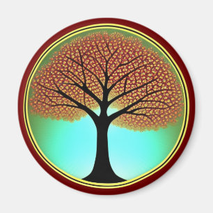 Autumn Tree of Life Magnet