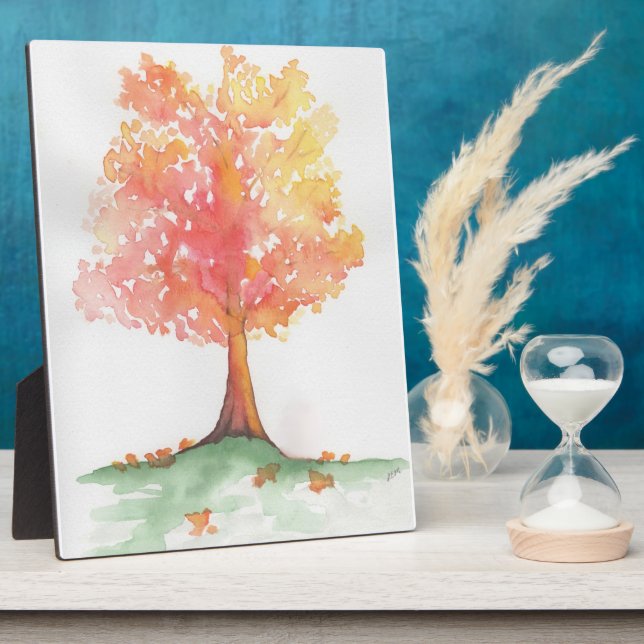 Autumn Tree Plaque (Side)