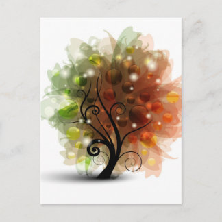 Autumn Tree Postcard