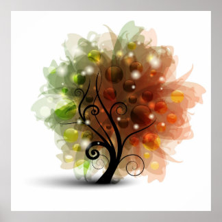 Autumn Tree Poster