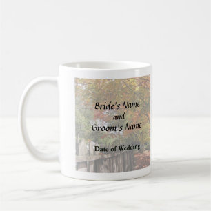 Autumn Trees and Picket Fence Coffee Mug