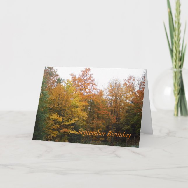 Autumn Trees Card (Front)