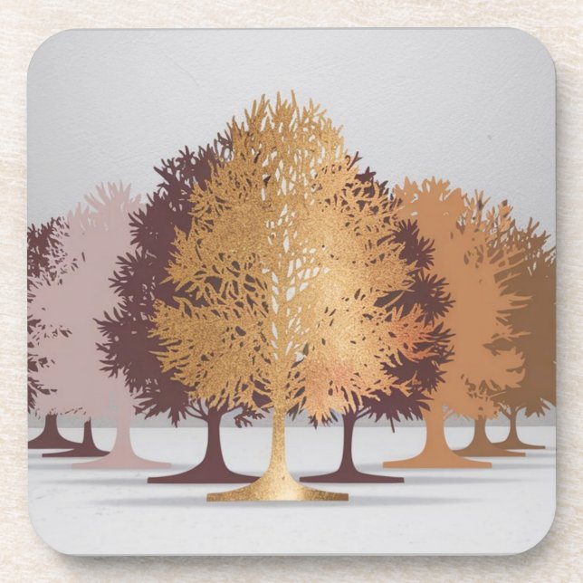 Autumn Trees Coaster (Front)