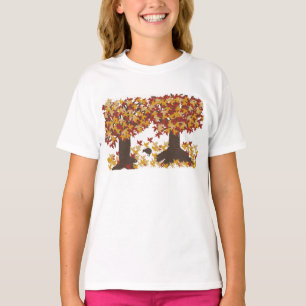 Autumn Trees Girls T-Shirt