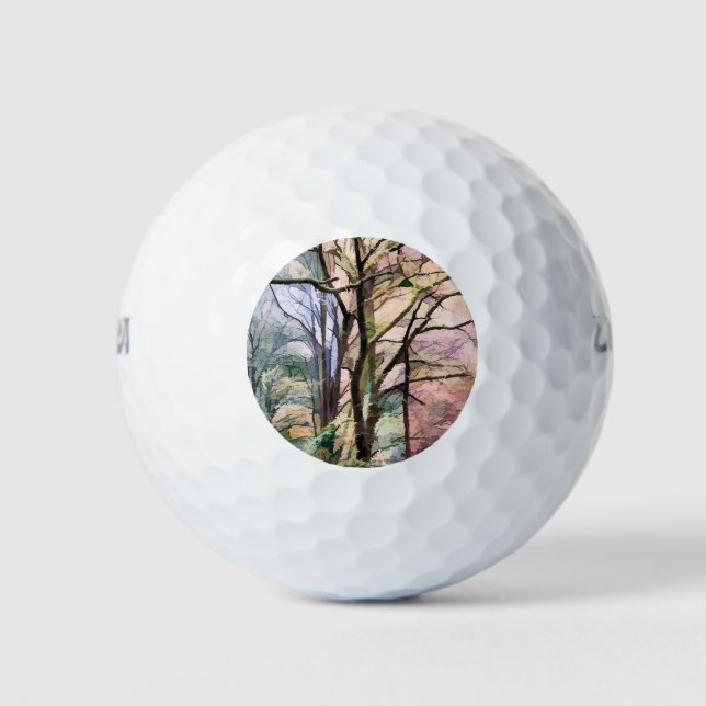 AUTUMN TREES GOLF BALLS (Front)