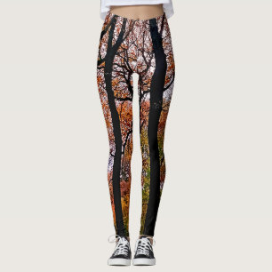 Autumn trees leggings