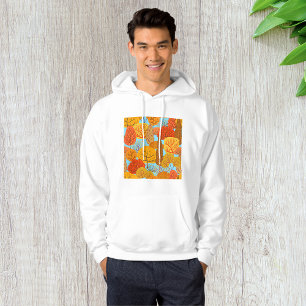 Autumn Trees Pattern Fall Foliage  Hoodie