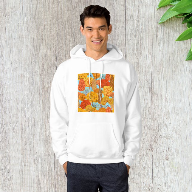 Autumn Trees Pattern Fall Foliage  Hoodie (Creator Uploaded)