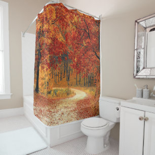 Autumn Trees Shower Curtain