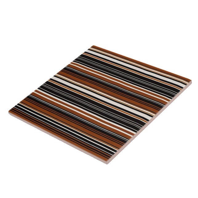 Autumn Trendy Brown Luxury Collection Ceramic Tile (Side)