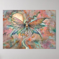 Autumn Upgust Fairy Fantasy Art by Molly Harrison