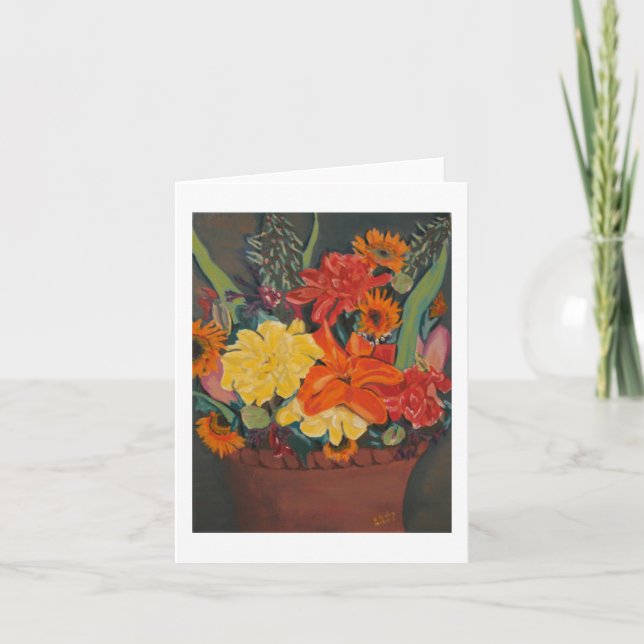 Autumn Urn notecard (Front)