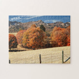 Autumn Utah, Wasatch Mountains Jigsaw Puzzle