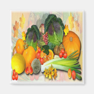 AUTUMN VEGETABLES ~ Magnet
