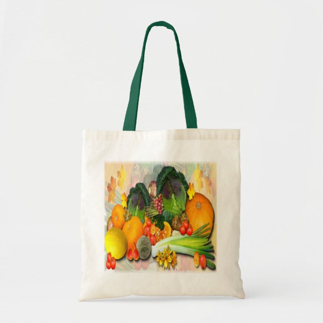 AUTUMN VEGETABLES TOTE BAG (Front)