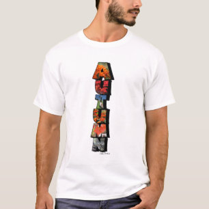 Autumn Vertical Big Letter T-Shirt