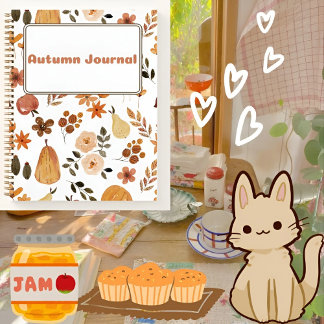 Autumn Vibe Journal gift for her 🌸💗🤎🍁✨