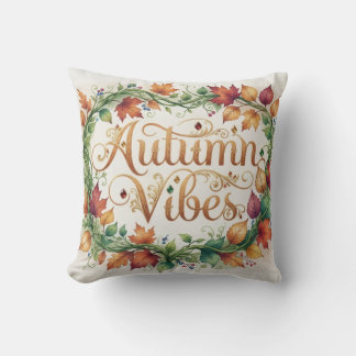 Autumn Vibes 16" Indoor or outdoor throw Cushion