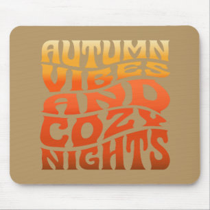 Autumn Vibes And Cosy Nights Mouse Pad
