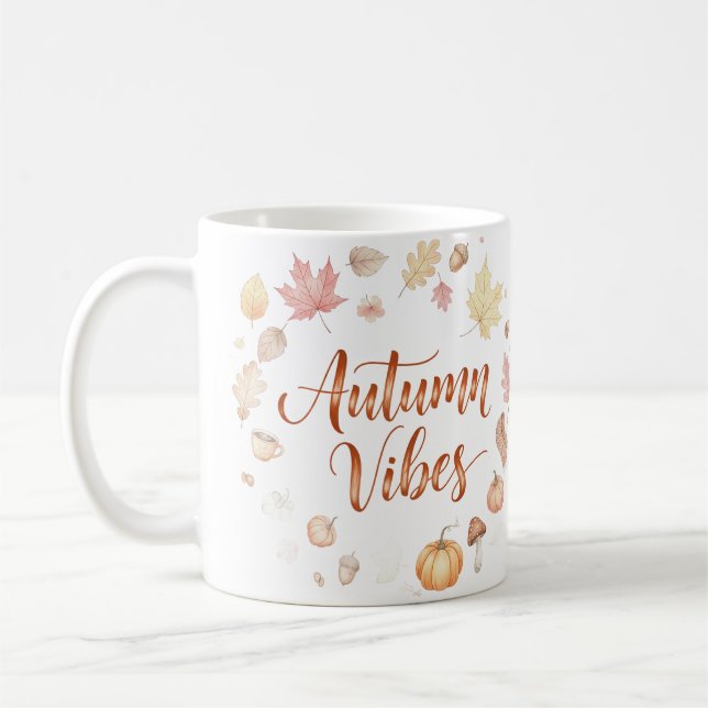 Autumn Vibes Coffee Mug (Left)