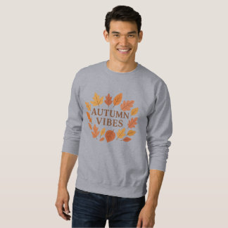 Autumn Vibes – Cosy Fall Leaves Design Sweatshirt