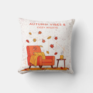 Autumn Vibes Cosy Fall Season Cushion