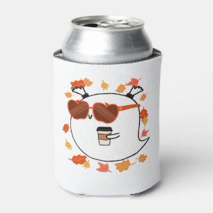 Autumn Vibes Cute Ghost Classic T-Shirt Can Cooler