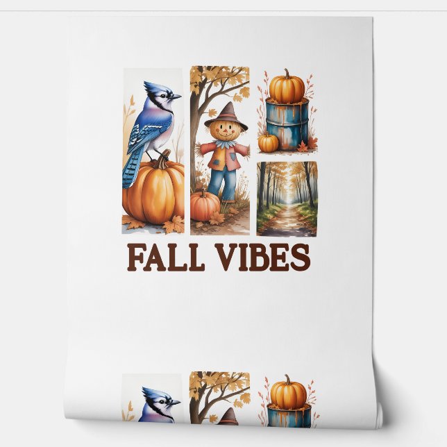 Autumn Vibes Fall Vibes Wallpaper (Unrolling)