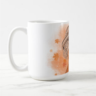 Autumn Vibes Only Fall Fashion Girl Coffee Mug
