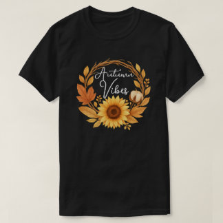 Autumn Vibes Sunflower T-Shirt