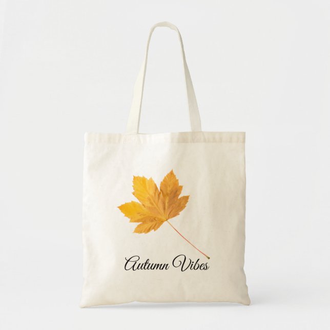 Autumn vibes tote bag (Front)