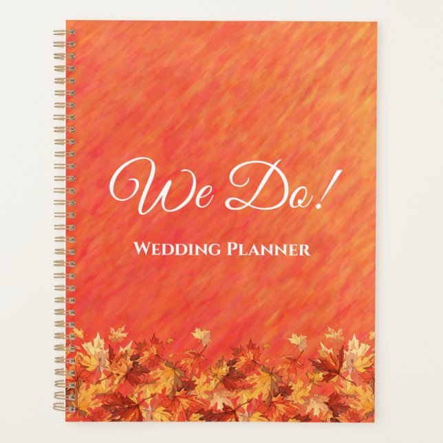 Autumn Vibes-Wedding Plans- Planner (Front)