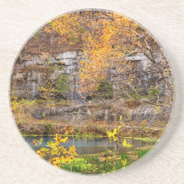 Autumn View Alley Spring Coaster (Front)