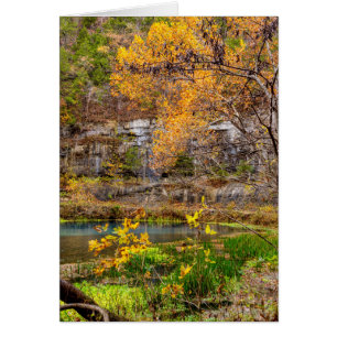 Autumn View Alley Spring Greeting Card