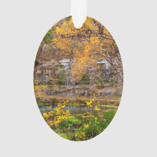 Autumn View Alley Spring Ornament