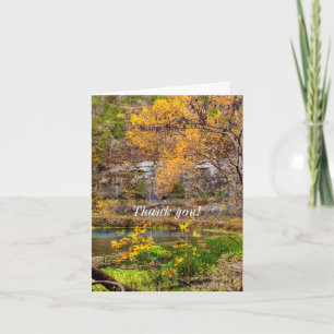 Autumn View Alley Spring Thank You Card