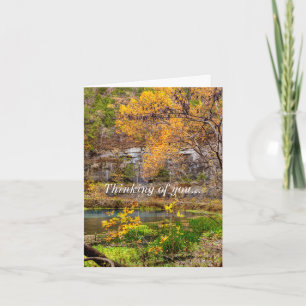 Autumn View Alley Spring Thinking Of You Card
