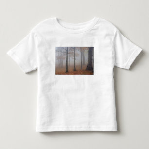 Autumn view of foggy forest, Grandfather Toddler T-Shirt
