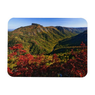 Autumn view of Linville Gorge often called the Magnet
