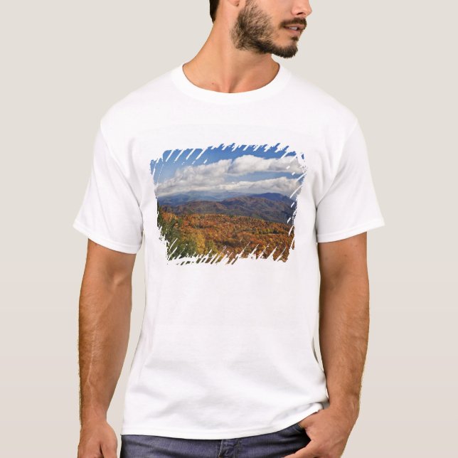 Autumn view of Southern Appalachian Mountains T-Shirt (Front)