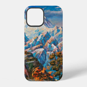 Autumn view of the two-headed mountain Elbrus. Mou iPhone 12 Case