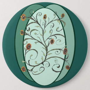 Autumn Vine 6 Cm Round Badge